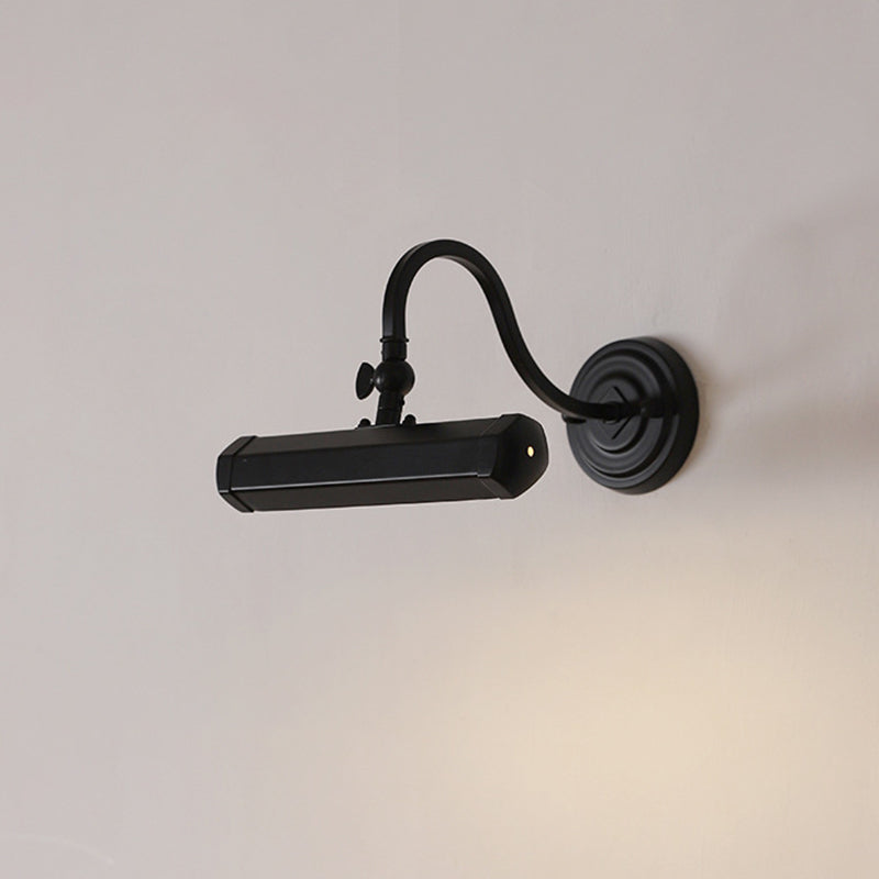 Rotatable Long Iron Bedroom 2-Light Wall Lamp