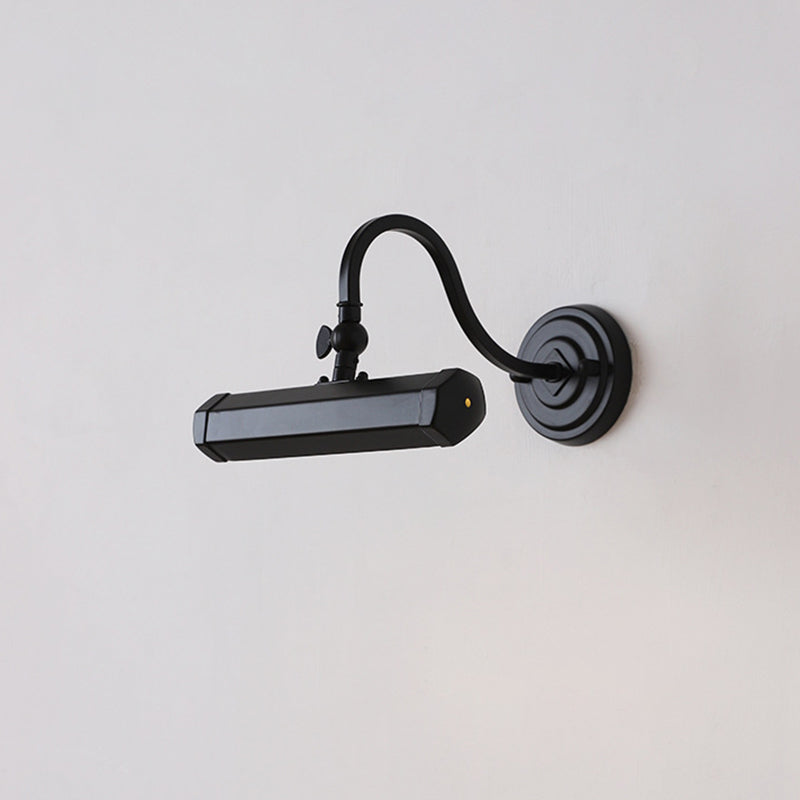 Rotatable Long Iron Bedroom 2-Light Wall Lamp