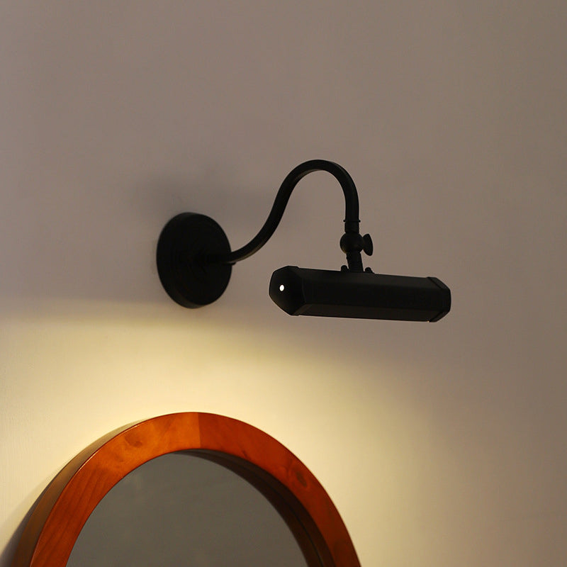 Rotatable Long Iron Bedroom 2-Light Wall Lamp