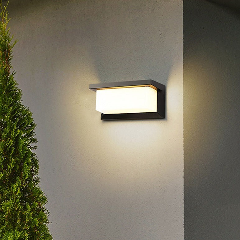 Rectangle Aluminum Acrylic Gardens Outdoor Light
