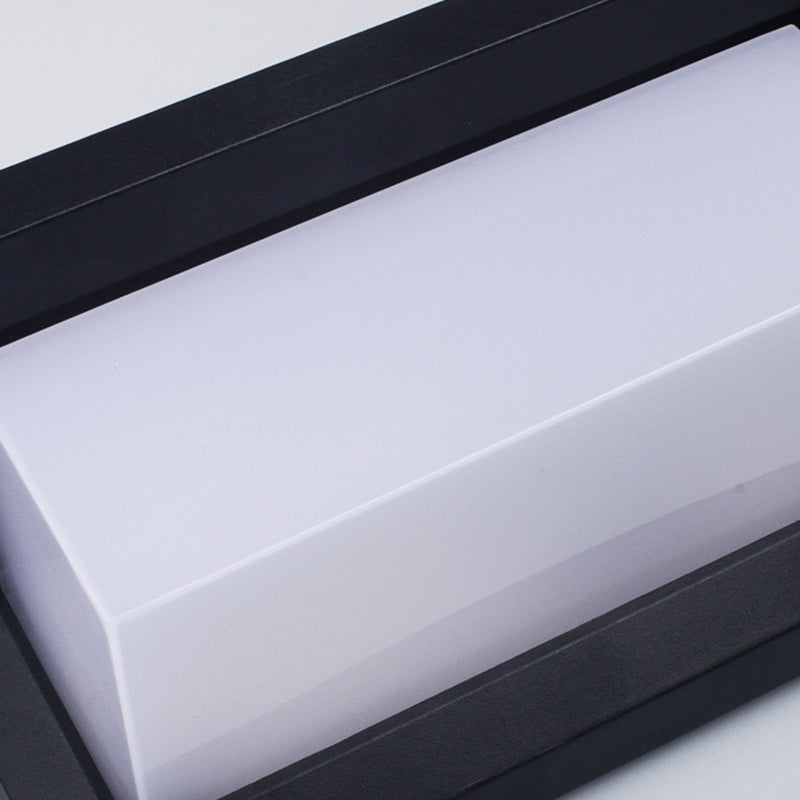 Rectangle Aluminum Acrylic Gardens Outdoor Light