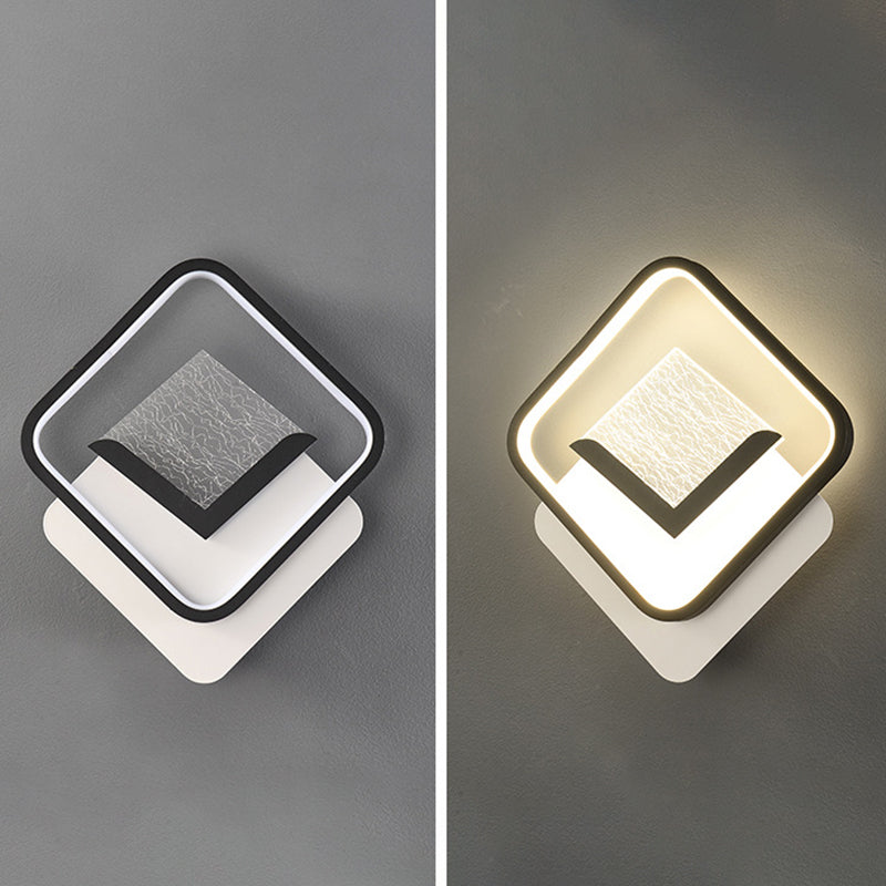 Diamond Feather Crack Pattern Wall Lamp
