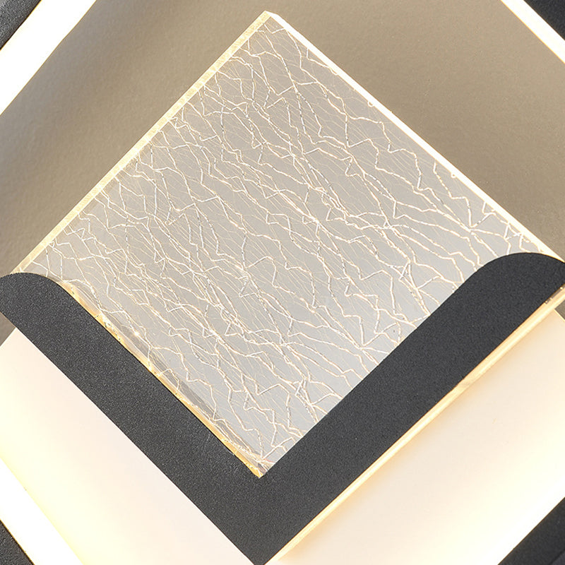 Diamond Feather Crack Pattern Wall Lamp