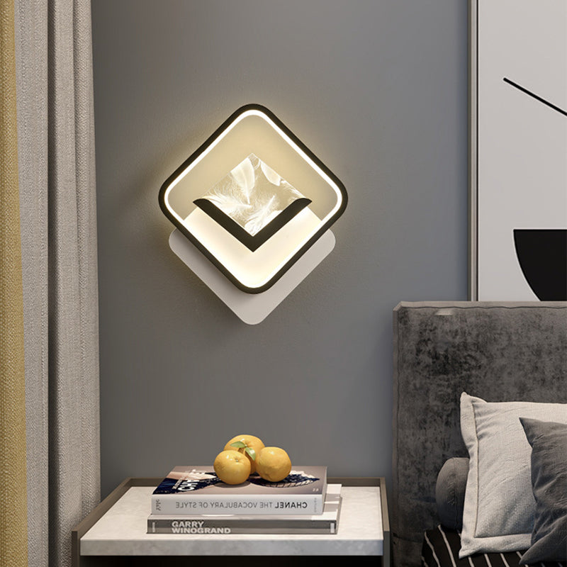 Diamond Feather Crack Pattern Wall Lamp