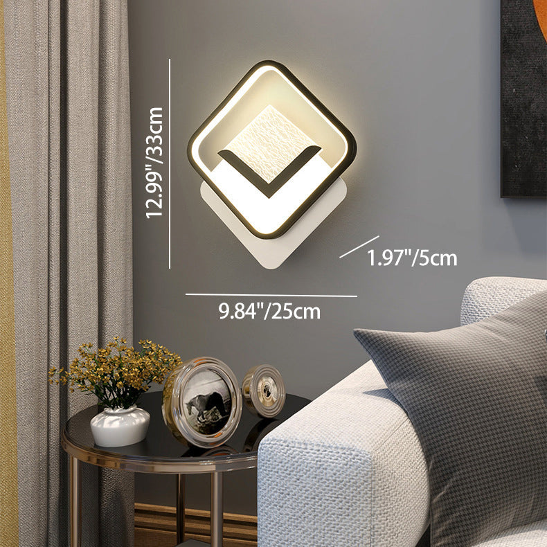 Diamond Feather Crack Pattern Wall Lamp