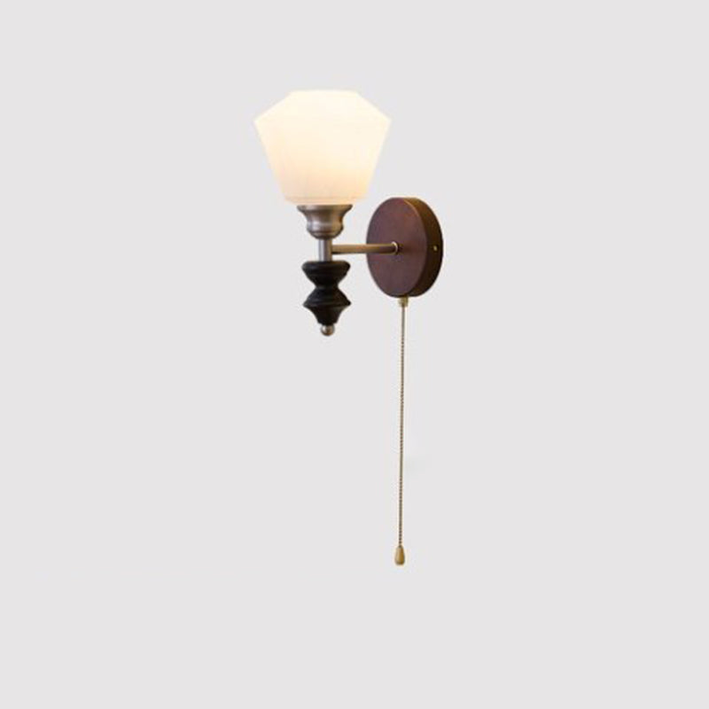 Zipper Round Ball-Shaped Flower Wall Lamp