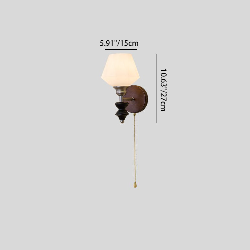Zipper Round Ball-Shaped Flower Wall Lamp