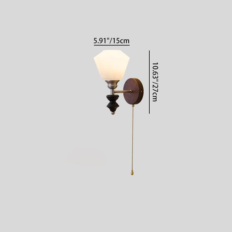 Zipper Round Ball-Shaped Flower Wall Lamp