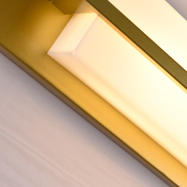 Rectangular Iron Acrylic Bedroom Wall Lamp