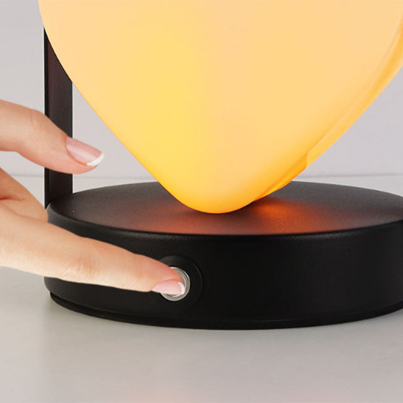 Arched Heart Iron Acrylic Table Lamp
