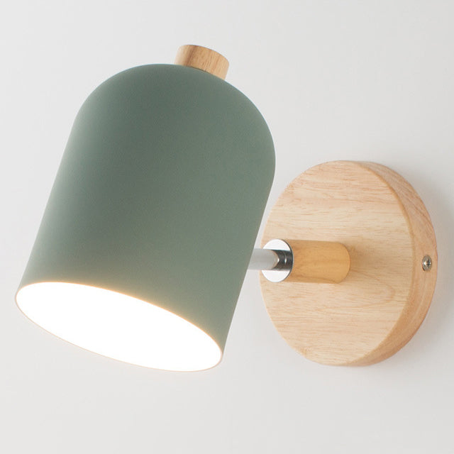 Rotatable Cylinder Iron Solid Wall Lamp