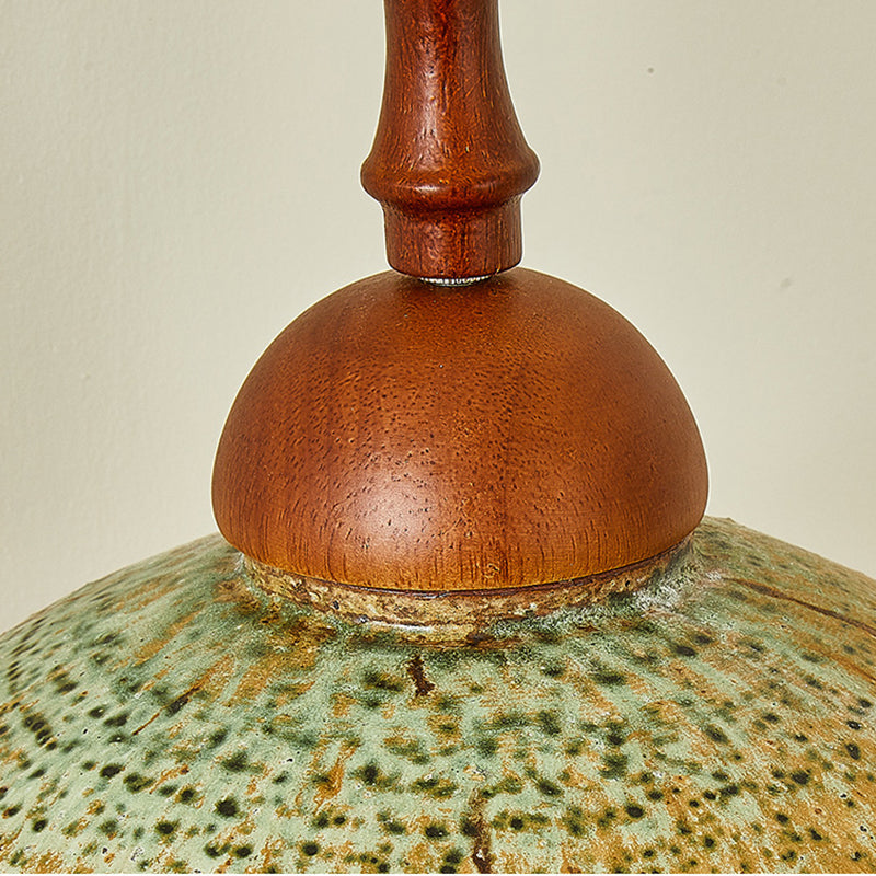 Round Ball Solid Wood Wall Lamp