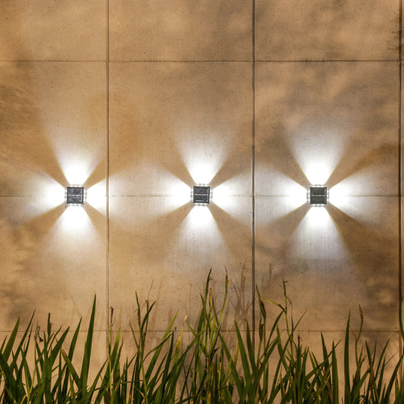 Square ABS PS Garden Outdoor Light