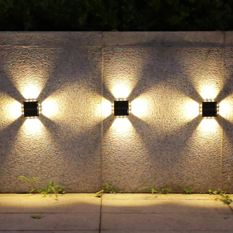 Square ABS PS Garden Outdoor Light