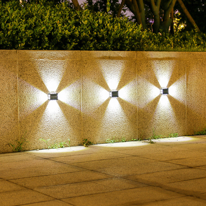 Square ABS PS Garden Outdoor Light