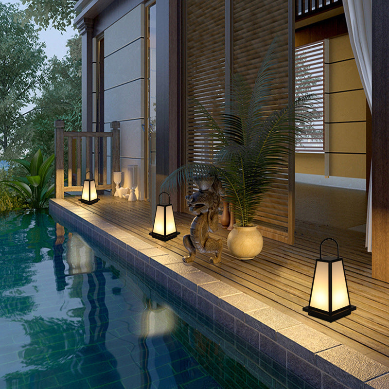 Iron Acrylic Garden Outdoor Light