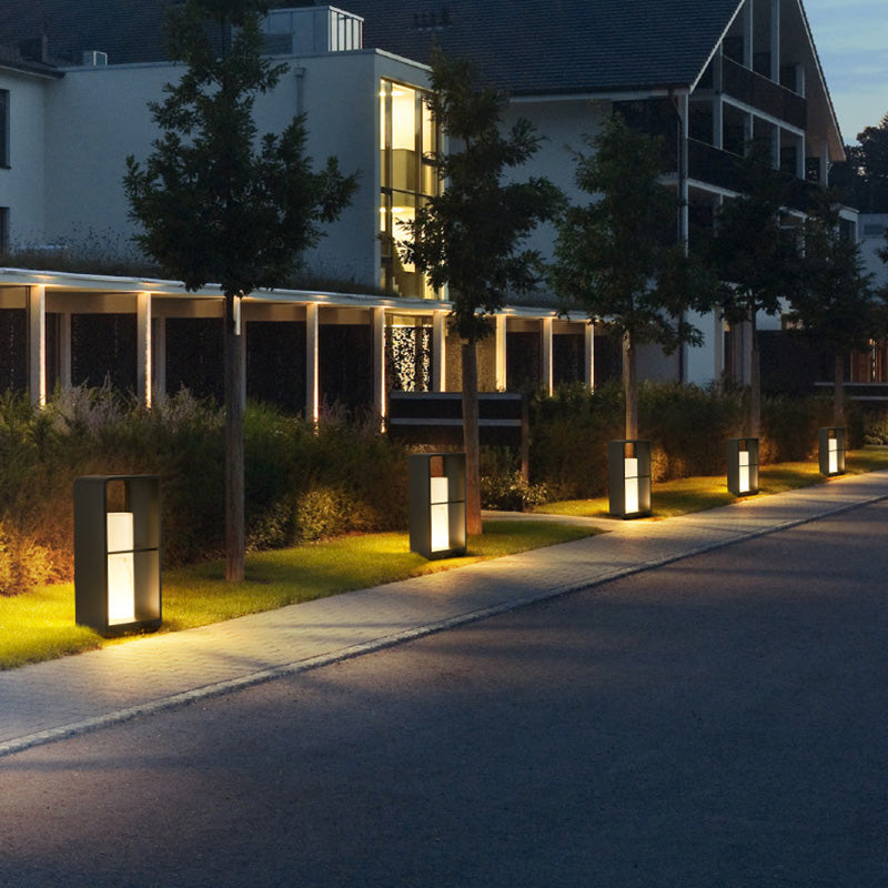 Stainless Steel Resin Lawn Outdoor Light