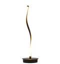 Curve Aluminum Iron Bedroom Table Lamp