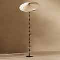Fabric Iron Umbrella Living Floor Lamp