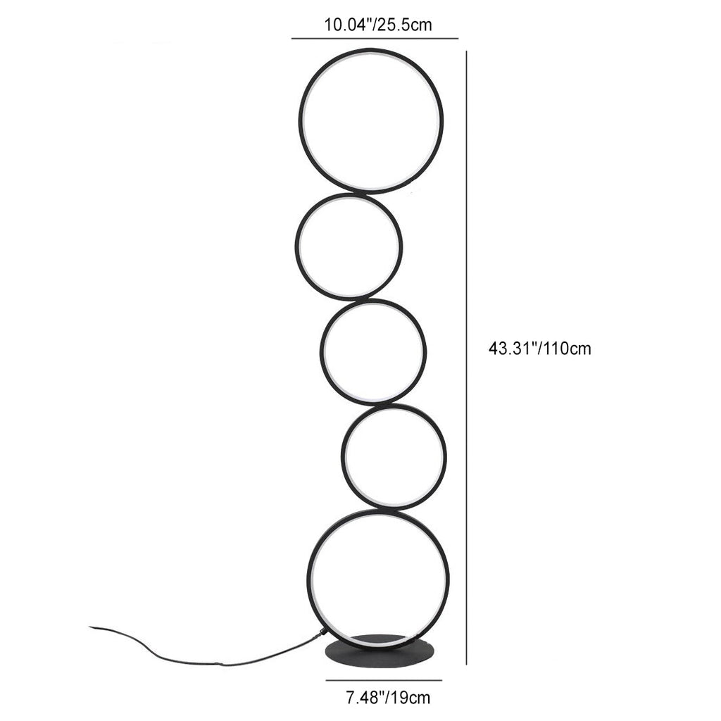 Contemporary Creative Aluminum Iron Floor Lamp