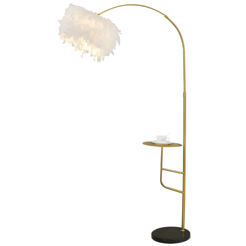 Contemporary Nordic Marble Iron Floor Lamp
