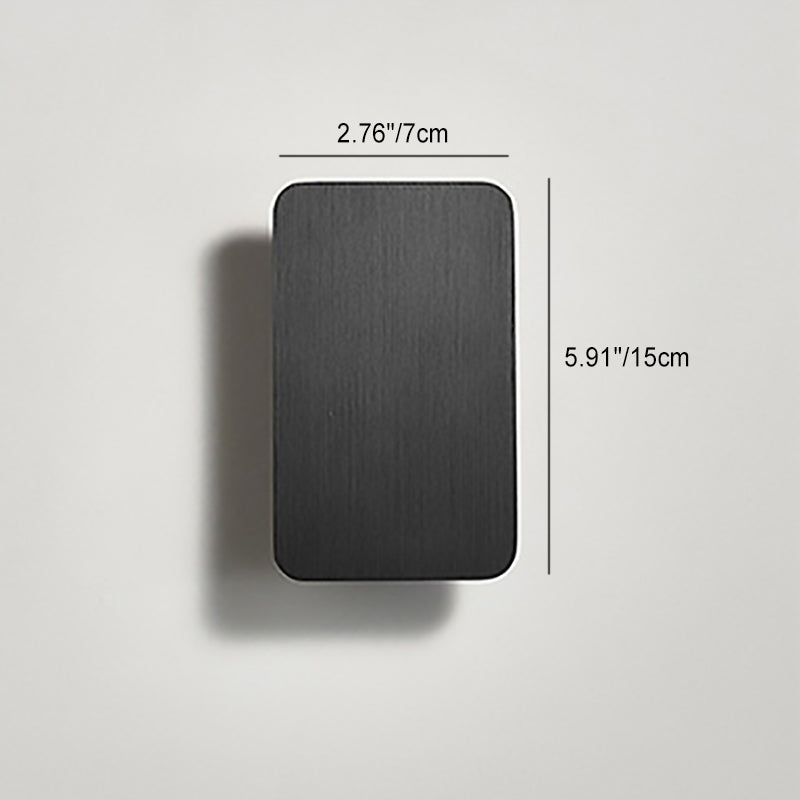 Aluminum Small Square Hallways Wall Lamp