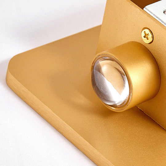 Aluminum Small Square Hallways Wall Lamp