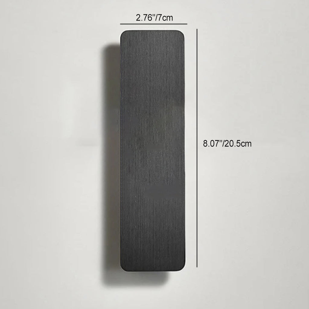Aluminum Small Square Hallways Wall Lamp