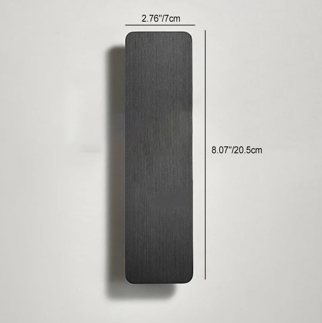 Aluminum Small Square Hallways Wall Lamp