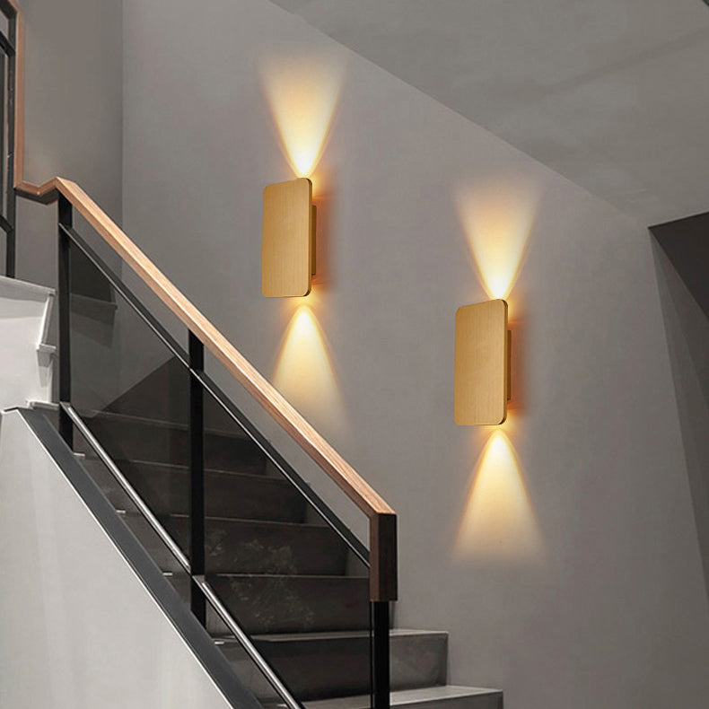Aluminum Small Square Hallways Wall Lamp