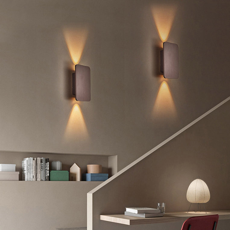 Aluminum Small Square Hallways Wall Lamp
