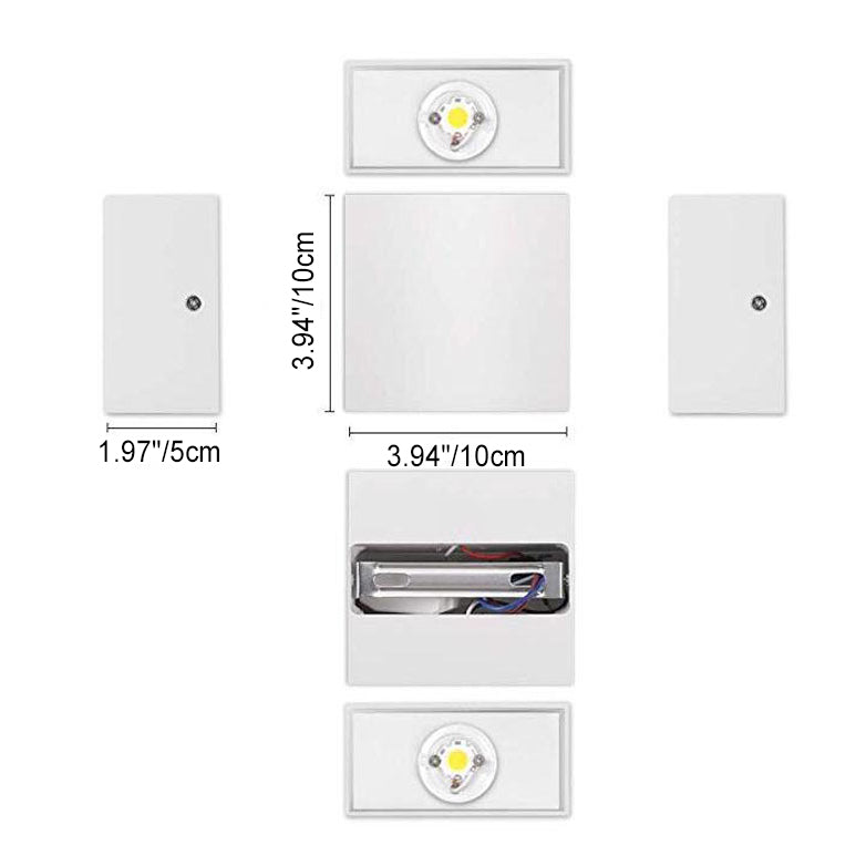 Small Cube Aluminum Living Outdoor Light