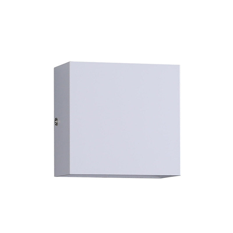 Small Cube Aluminum Living Outdoor Light