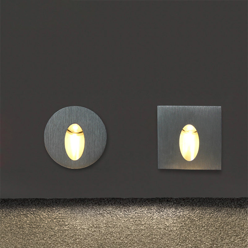 Round Square Aluminum Hallways Outdoor Light