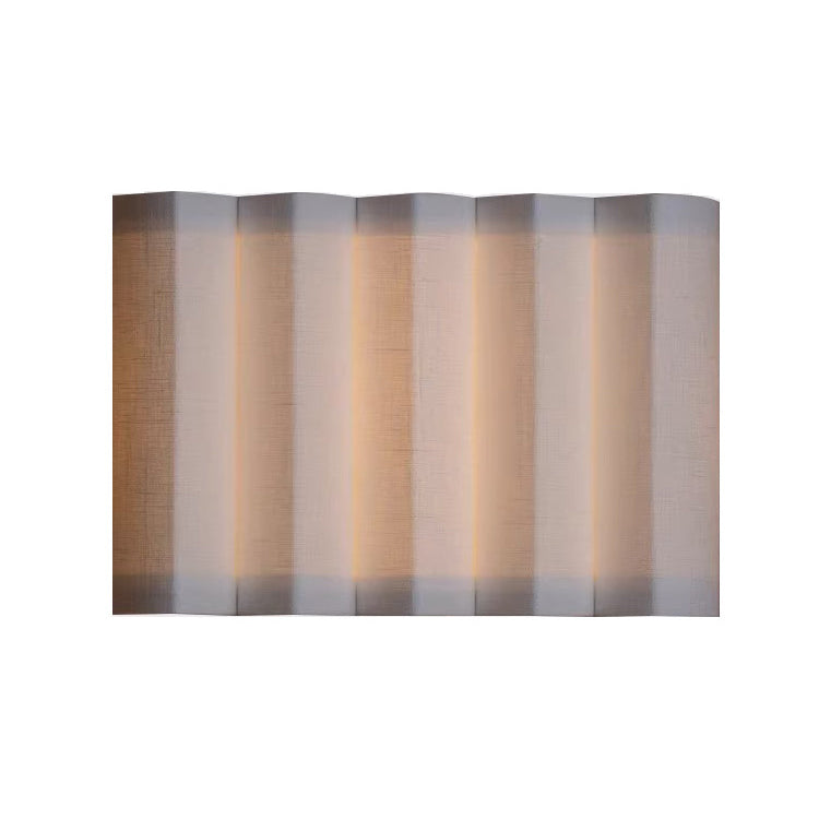 Rectangle Fabric Bedroom Wall Lamp