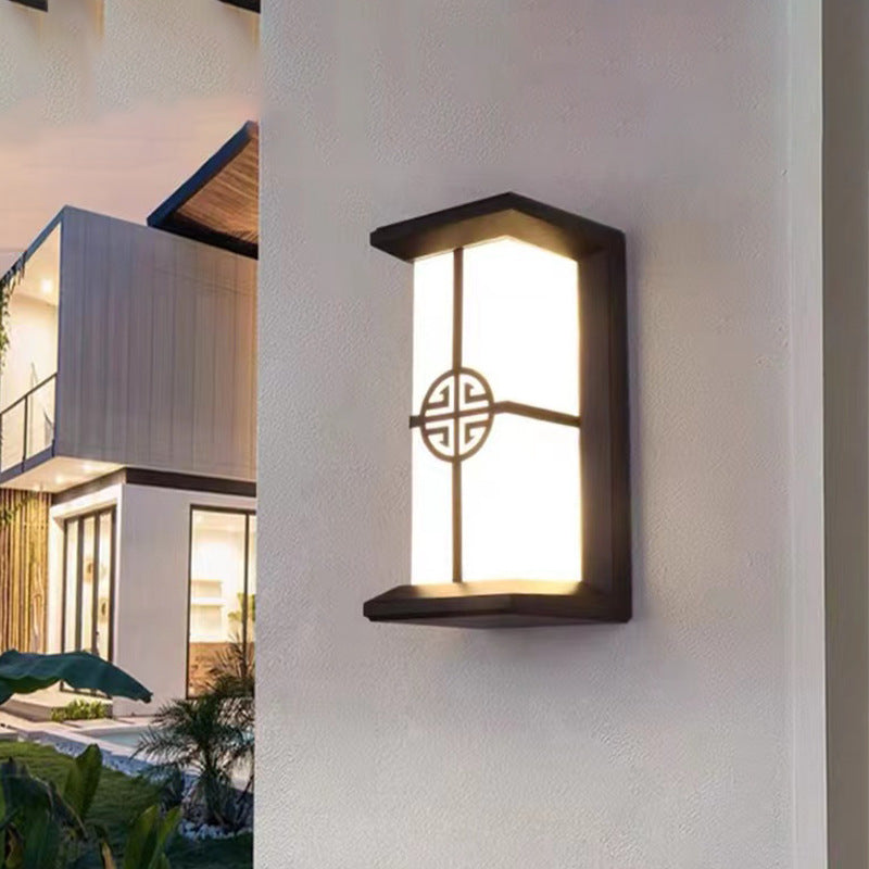 Rectangular Aluminum Acrylic Patios Outdoor Light