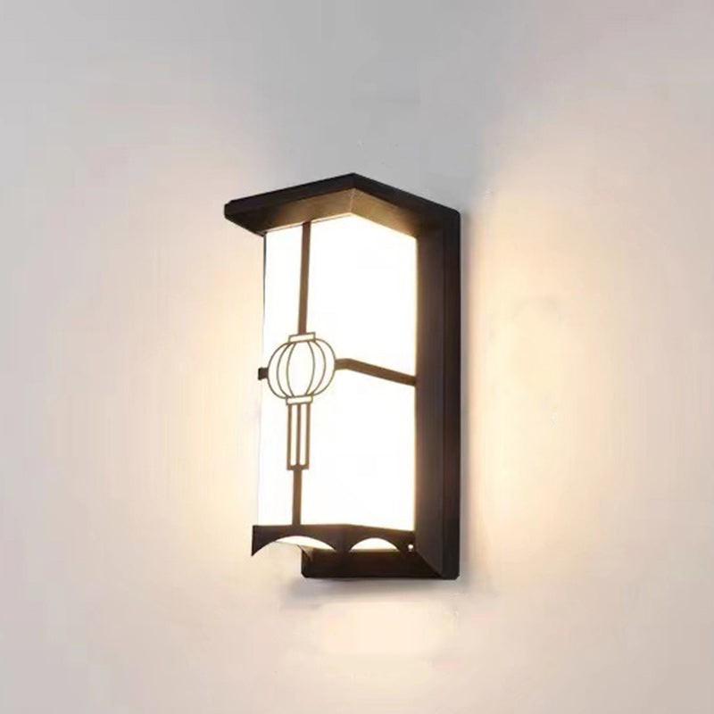 Rectangular Aluminum Acrylic Patios Outdoor Light