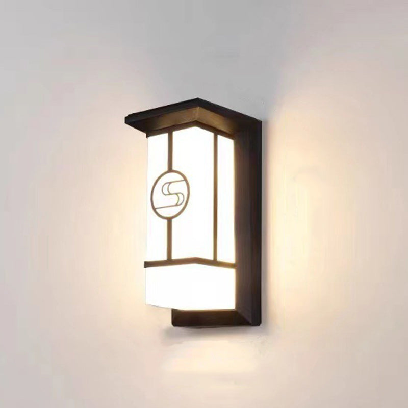 Rectangular Aluminum Acrylic Patios Outdoor Light
