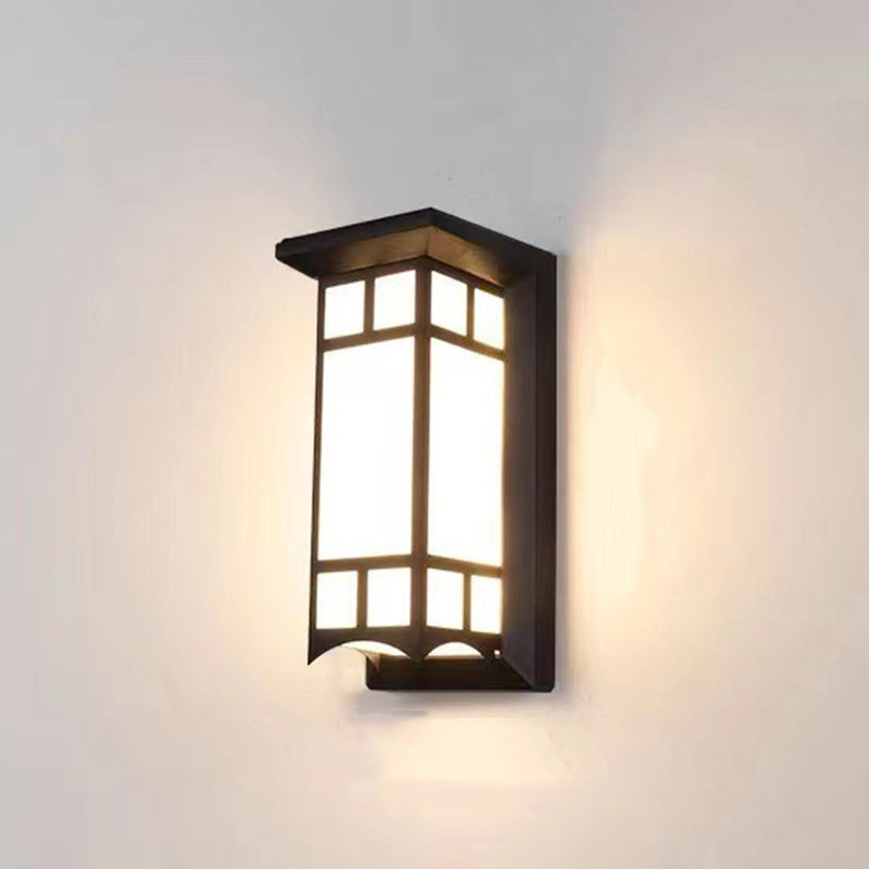Rectangular Aluminum Acrylic Patios Outdoor Light