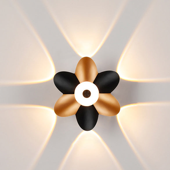 Plum Blossom Aluminum Hallways Wall Lamp
