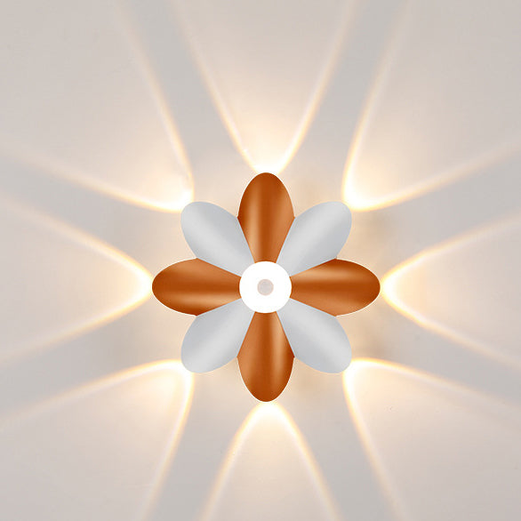 Plum Blossom Aluminum Hallways Wall Lamp