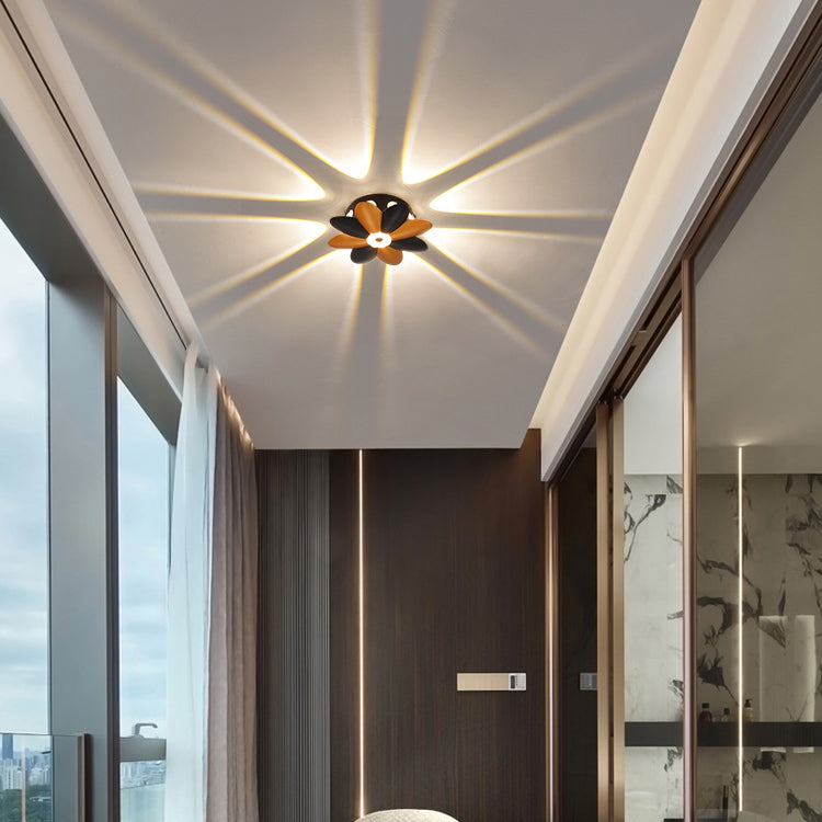 Plum Blossom Aluminum Hallways Wall Lamp