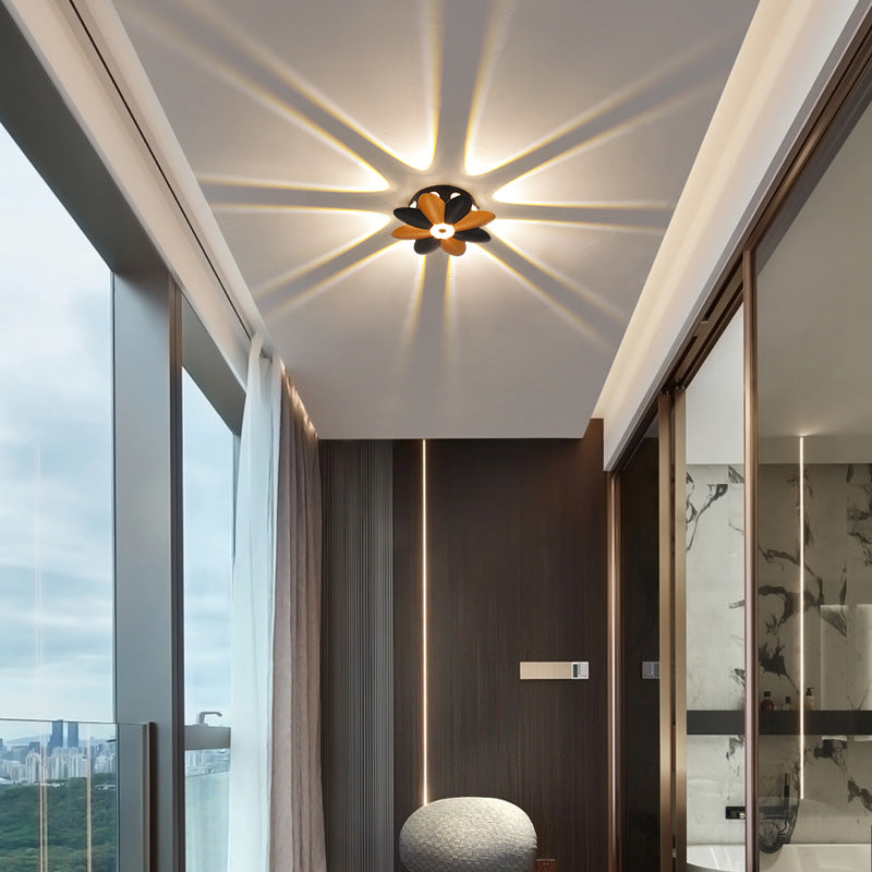 Plum Blossom Aluminum Hallways Wall Lamp