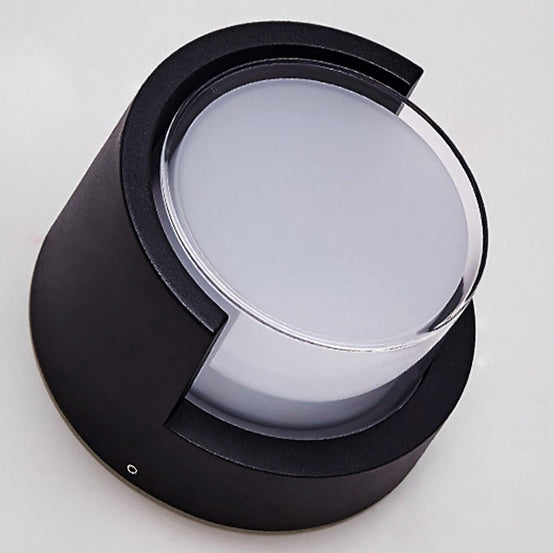 Round Square Acrylic Aluminum Outdoor Light