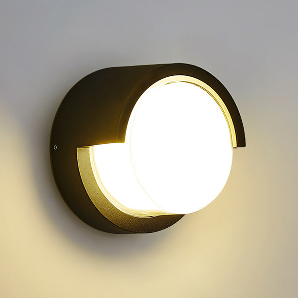 Round Square Acrylic Aluminum Outdoor Light
