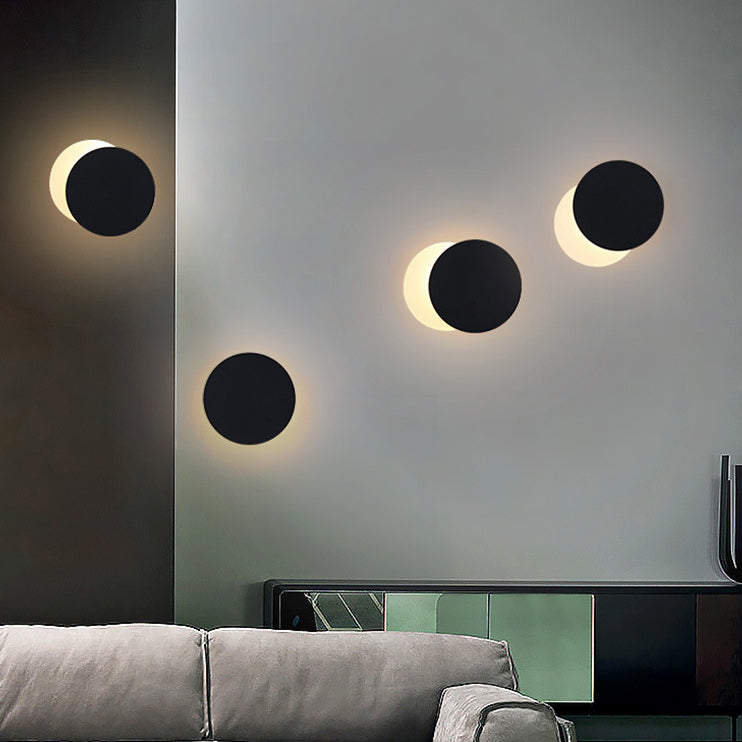 Round Splicing Extendable Iron Wall Lamp