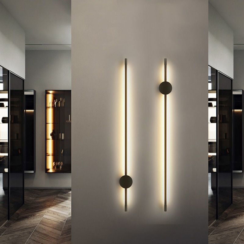 Long Stick Iron Aluminum Wall Lamp