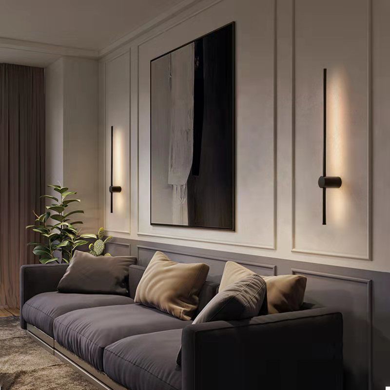 Long Stick Iron Aluminum Wall Lamp