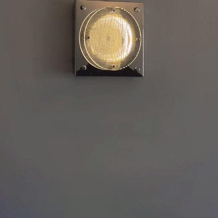 Square Hardware Acrylic Living Wall Lamp