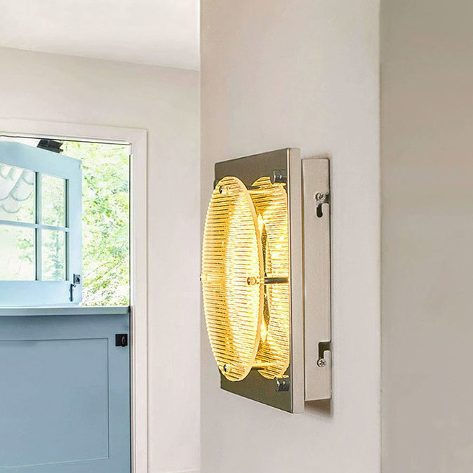 Square Hardware Acrylic Living Wall Lamp